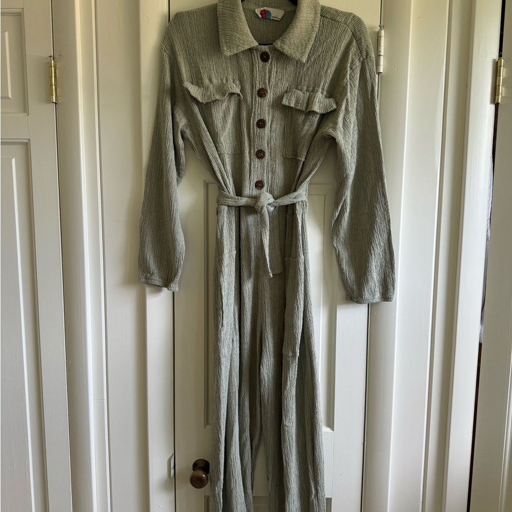 Free People Olive Jumpsuit - Picture 10 of 10
